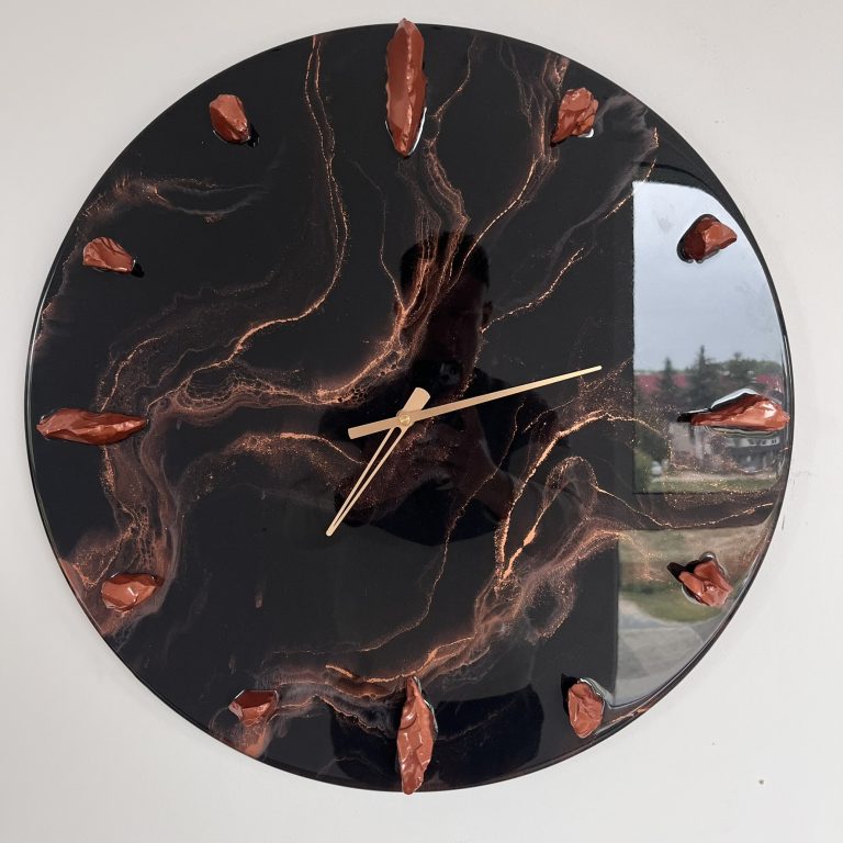 Unikalne dekoracje z żywicy epoksydowej Quant Resin – resin art, rękodzieło, personalizowane projekty, lustra, zegary, stoły, obrazy, kurs żywica epoksydowa